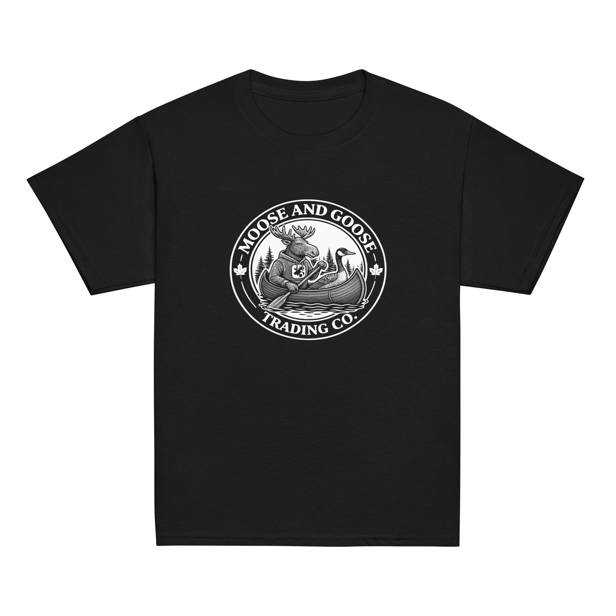 Moose & Goose Canoe - Youth T-Shirts
