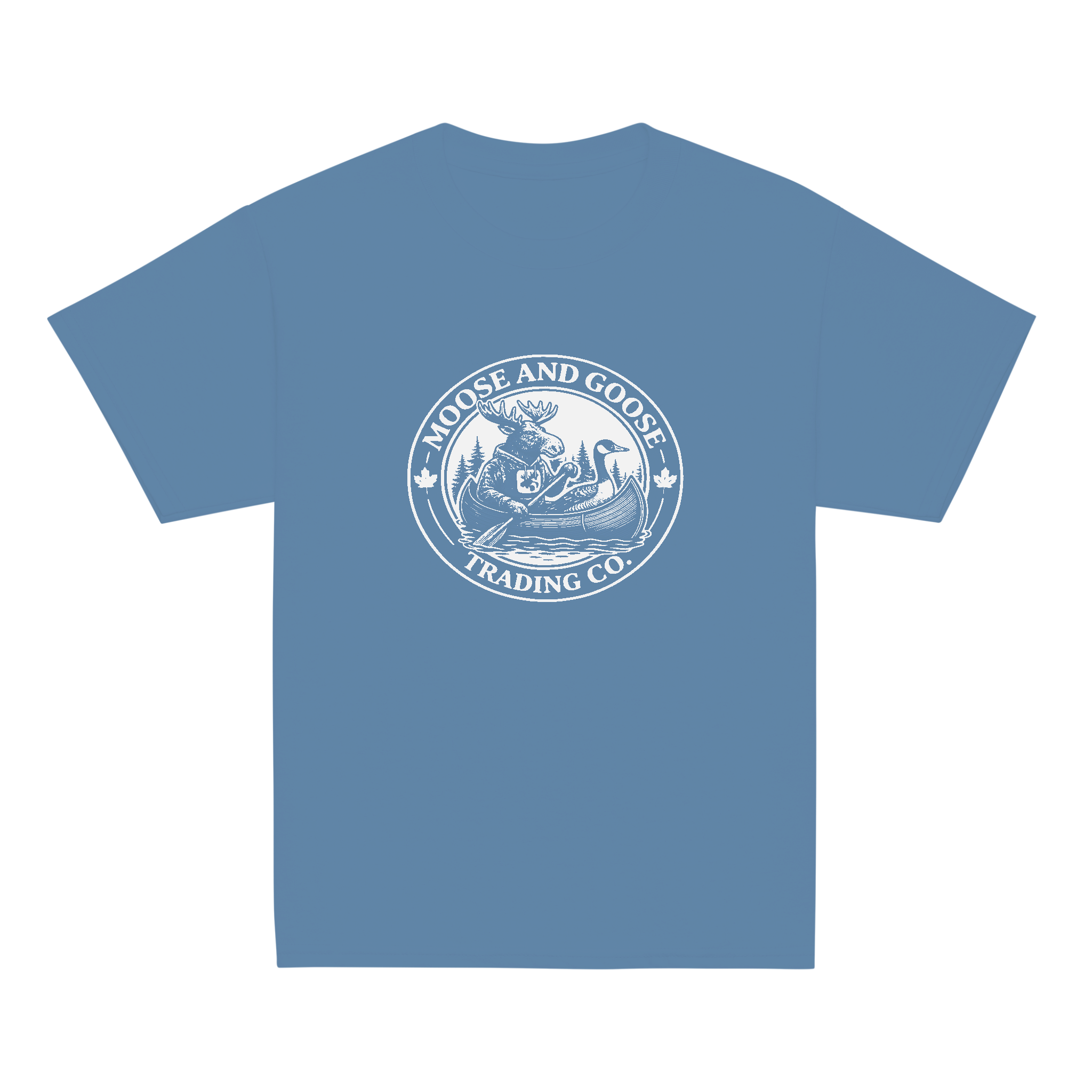 Moose & Goose Canoe - Youth T-Shirts
