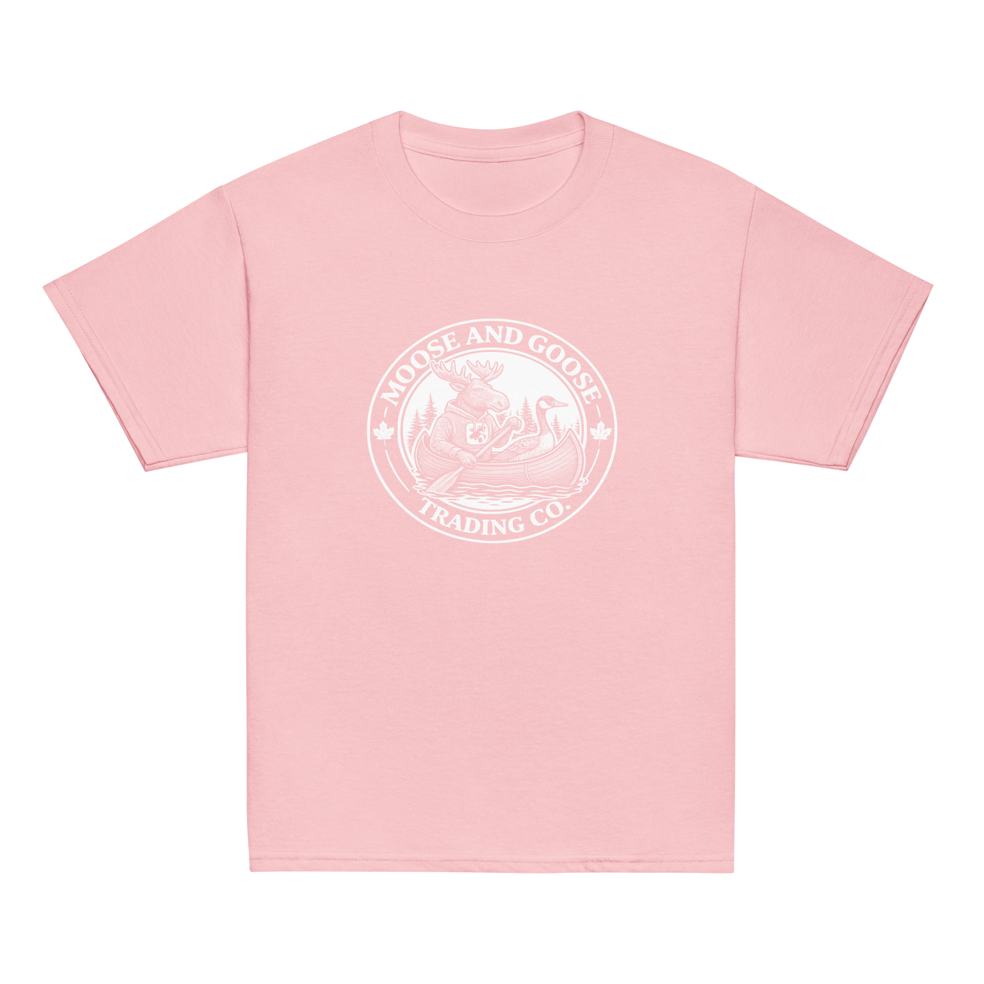 Moose & Goose Canoe - Youth T-Shirts