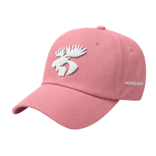 Moose & Goose Baseball Cap with 3D Embroidery